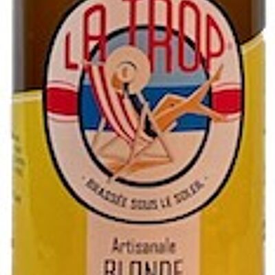 Craft beer LA TROP' blonde 5.5%