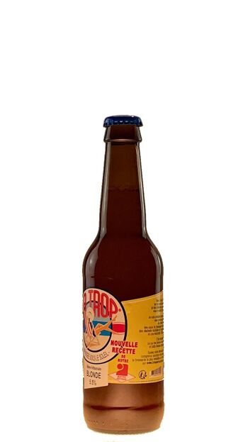Bière LA TROP' blonde 5,5% 33cl 3