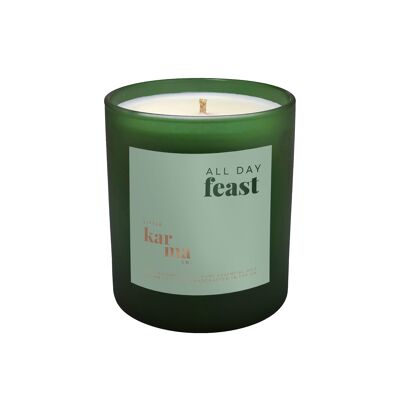 All Day Feast | festive orange 150g refillable christmas midi candle