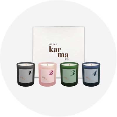 The Advent Set | refillable christmas candle set