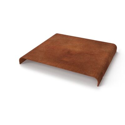 Metal shelf Corten