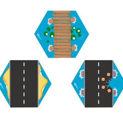 3 Minimats -Roads