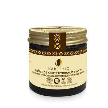 Crème hydramatifiante au karité frais - Pot en verre 50 mL 3