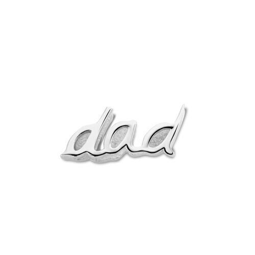 Mesh charm dad silver