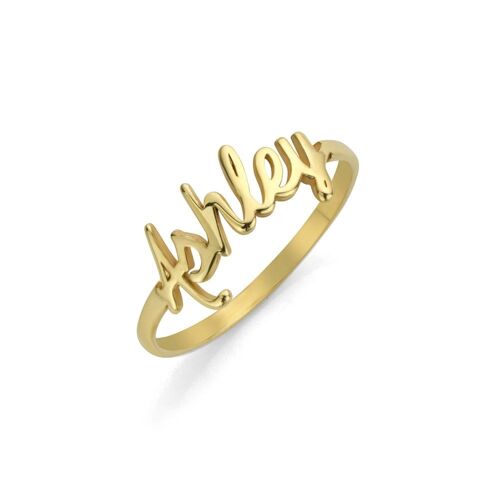 Signature Ring gold