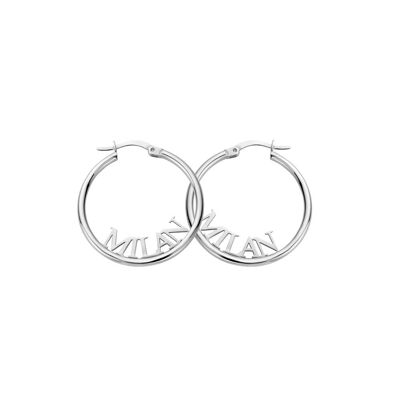 Signature Earring silver