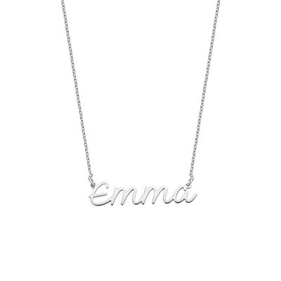 Luna Name Necklace silver