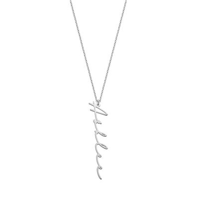 Signature Name Necklace silver