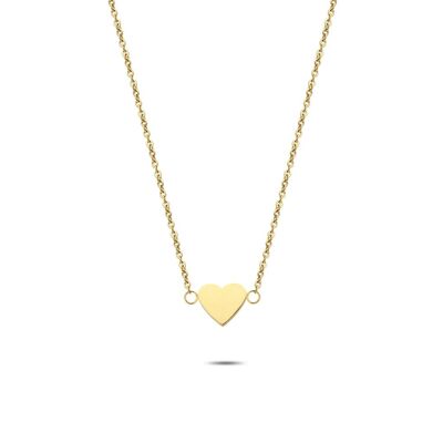 Collar corazón oro