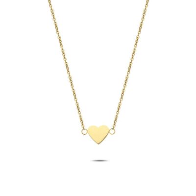 Heart necklace gold