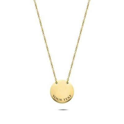 Coin necklace gold