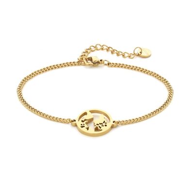 Bracelet monde or