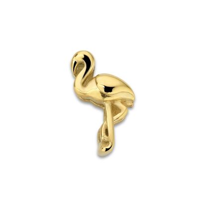 Mesh charm flamingo gold