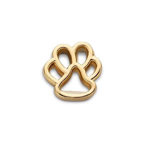 Mesh charm dog foot gold