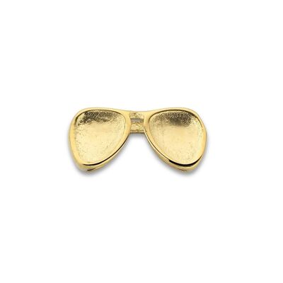 Sonnenbrille mit Mesh-Anhänger gold