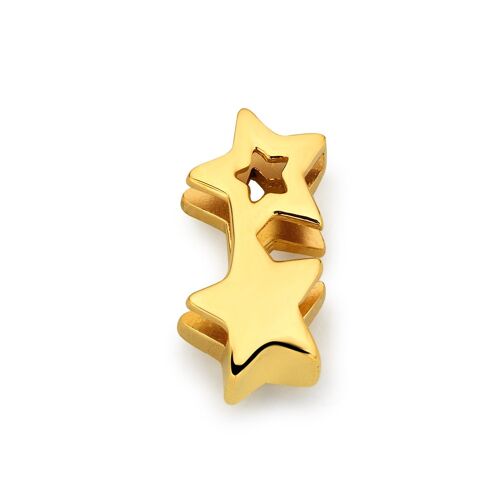 Mesh charm star gold