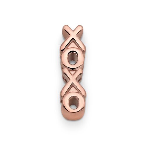 Mesh charm xoxo rosé gold