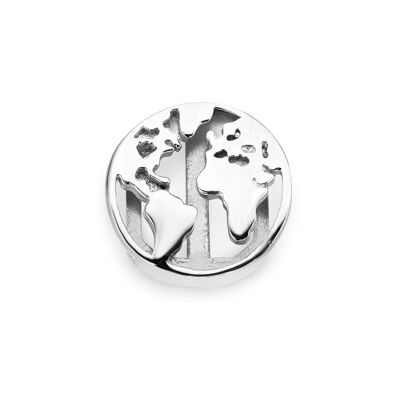 Charm de malla world silver