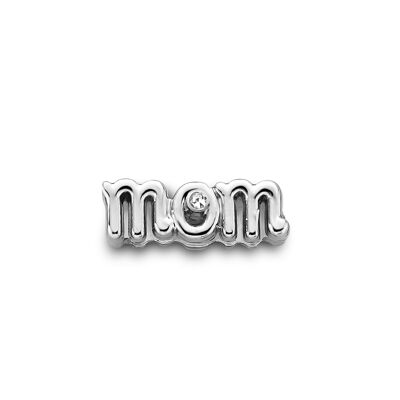 Charm de malla mamá plata