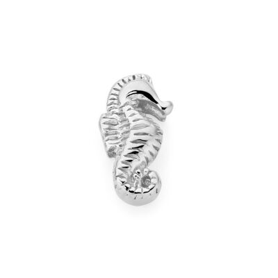 Breloque maille hippocampe argent