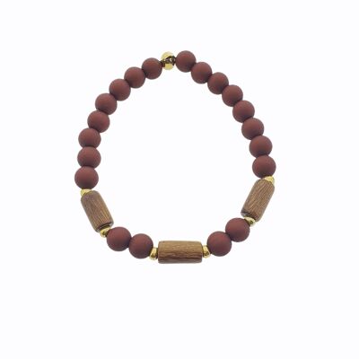 Bracelet Bois – Marron Foncé