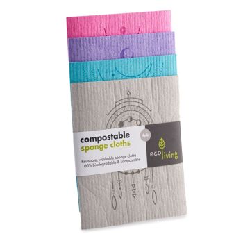 Chiffons de nettoyage éponge compostables - Spiritual 2