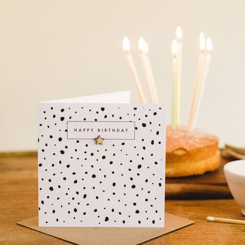 Birthday Spot Star Card