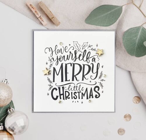 Merry Little Christmas Sparkle Card