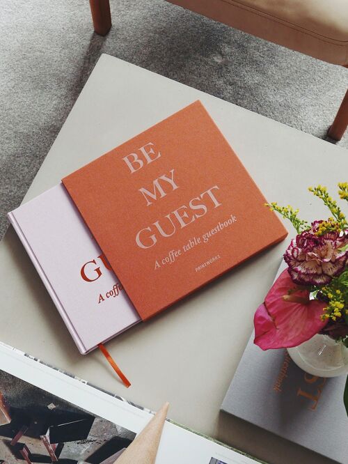 Livre d'Or - Orange & Rose - Guest Book - Printworks