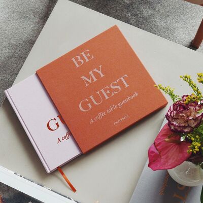 Guest Book - Orange & Rose - Guest Book - Printworks