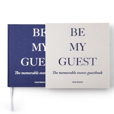 Libro degli ospiti - Blu e grigio - Libro degli ospiti - Printworks