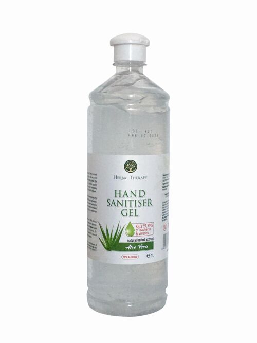 Aloe Vera Hand Sanitiser Gel 1 Litre x 10 Bottles per box
