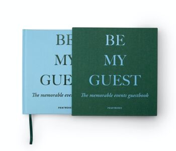 Livre d'Or - Vert & Bleu - Guest Book - Printworks 5