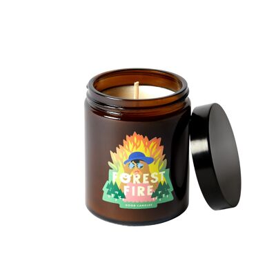 Forest Fire Travel Candle