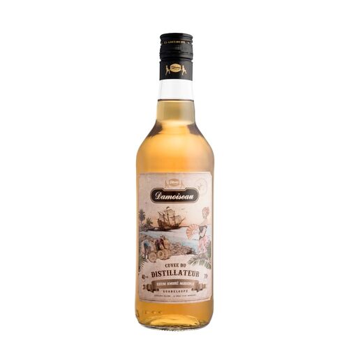 Rhum ambre damoiseau cuvee dudistillateur 40° 70cl