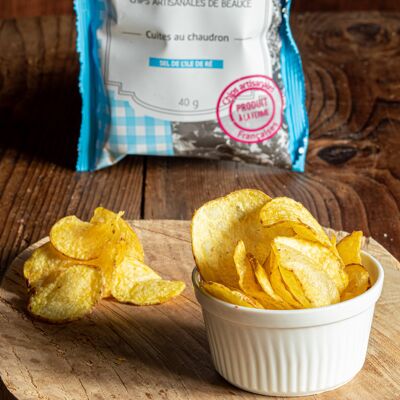 Chips au sel de l'ile de ré (40gr -snacking)