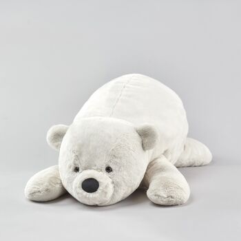 Peluche Grand Ours Polaire Blanc XL 30" 75 cm Peluche Douce 1