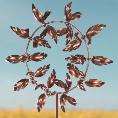 Spinner de sculpture de vent de jardin en bronze de Richmond