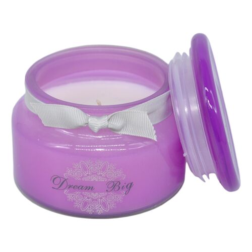 "Dream Big" candle