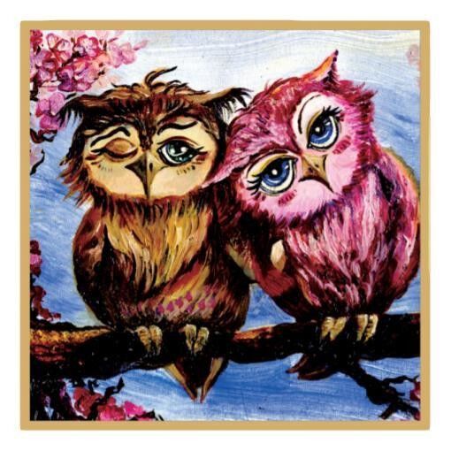 Con amore gufo carta