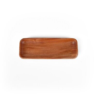 Frühlingsgeschirr – Sushi-Tablett – handgefertigt – Khaya-Holz – umweltfreundlich