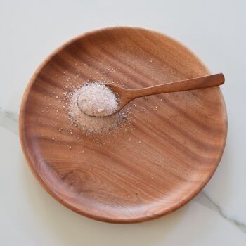 Vaisselle Spring - Cuillère à dessert 17 cm - Faite à la main à partir de déchets de bois Khaya - Respectueuse de l'environnement 8