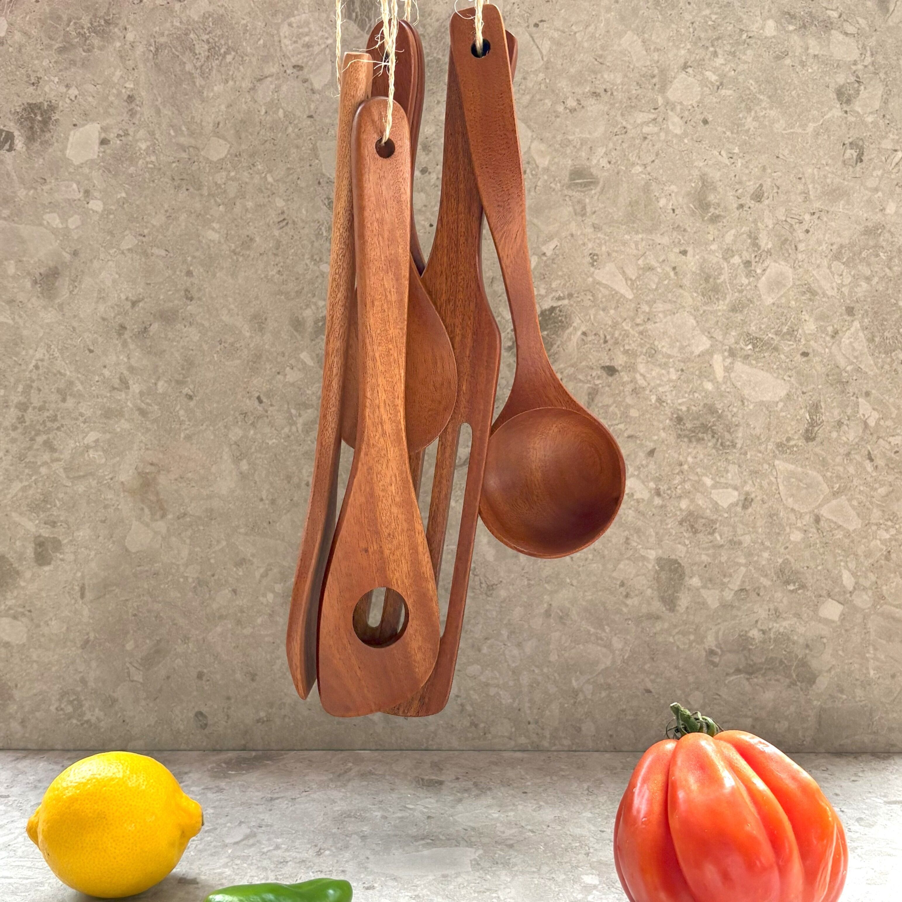 Soup - Sauce Ladle - Handmade - Khaya Wood - Eco-friendly