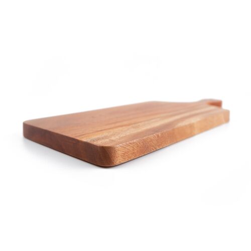 Summer Tableware - Cutting Board with handle - Handmade - Khaya Wood - Eco-friendly