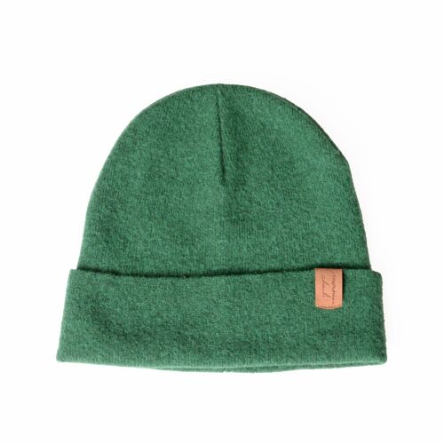 Bonnet en laine merino JOE Vert