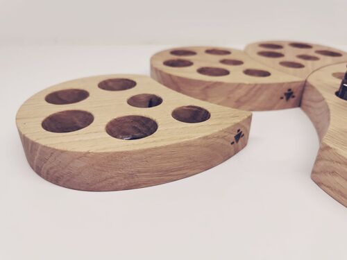 Wooden stands for essential oils