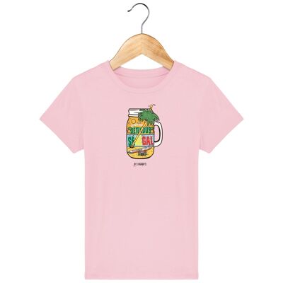T-shirt Enfant  Été Sénégal - Cotton Pink