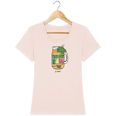 T-shirt Femme Été Sénégal - Candy Pink