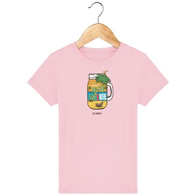 T-shirt Enfant  Été Algérie - Cotton Pink
