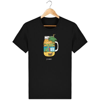 T-Shirt Homme  Été Algérie - Black